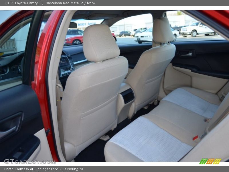 Barcelona Red Metallic / Ivory 2012 Toyota Camry LE