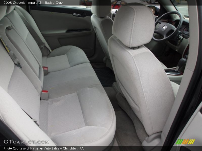 Rear Seat of 2008 Impala LS