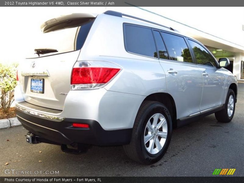 Classic Silver Metallic / Ash 2012 Toyota Highlander V6 4WD