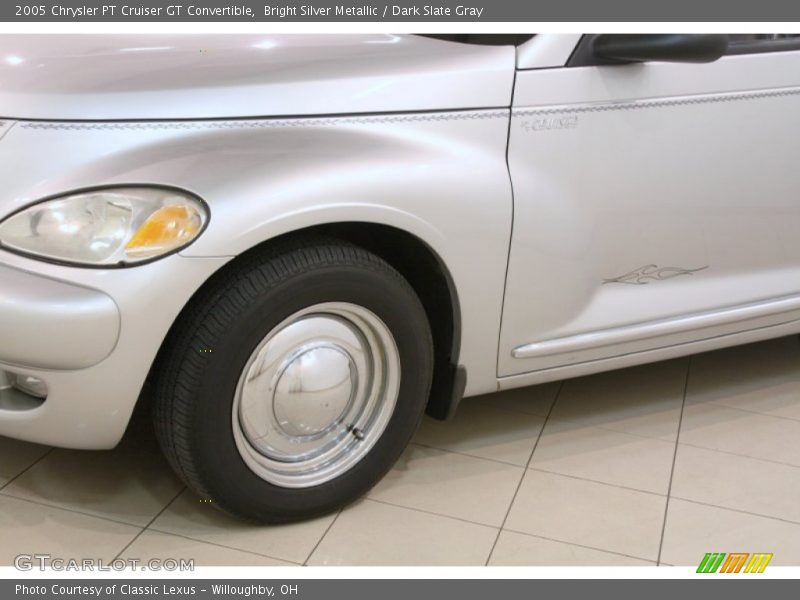 Bright Silver Metallic / Dark Slate Gray 2005 Chrysler PT Cruiser GT Convertible