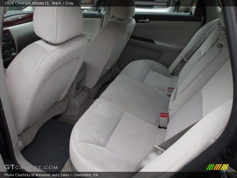 Rear Seat of 2008 Impala LS