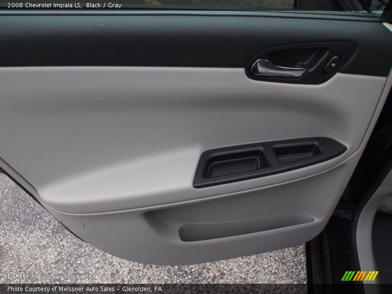 Black / Gray 2008 Chevrolet Impala LS