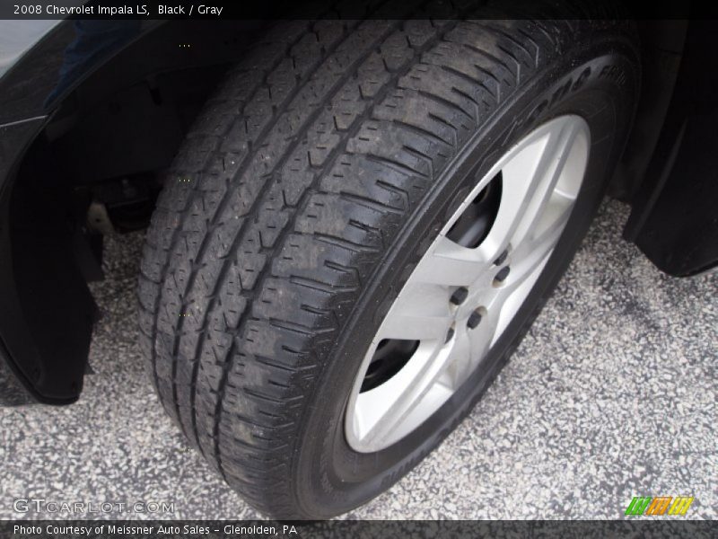 Black / Gray 2008 Chevrolet Impala LS