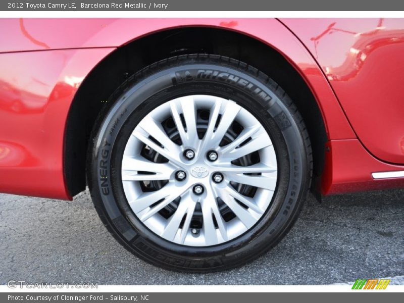 Barcelona Red Metallic / Ivory 2012 Toyota Camry LE