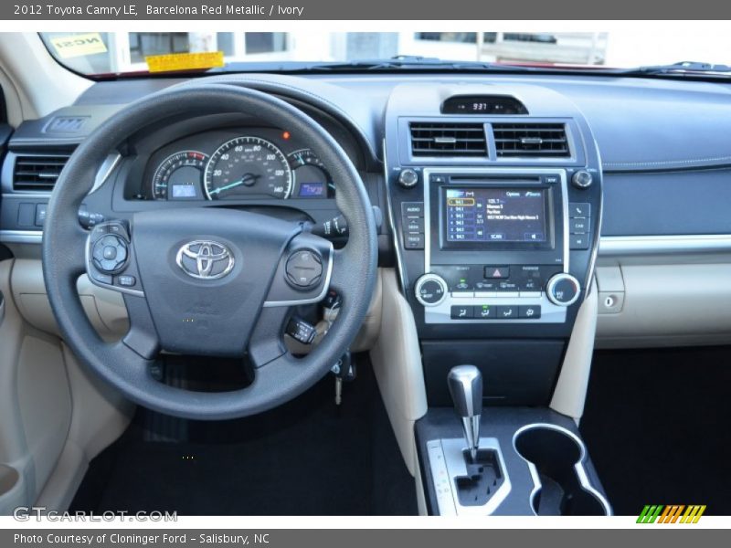 Barcelona Red Metallic / Ivory 2012 Toyota Camry LE