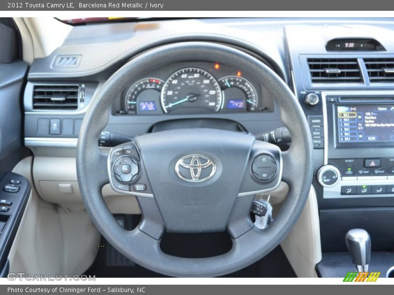 Barcelona Red Metallic / Ivory 2012 Toyota Camry LE