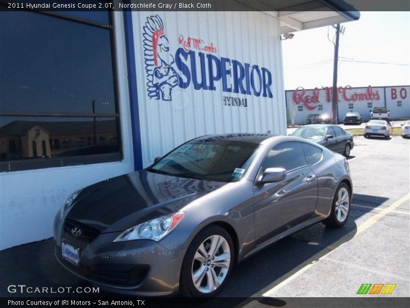 Nordschleife Gray / Black Cloth 2011 Hyundai Genesis Coupe 2.0T