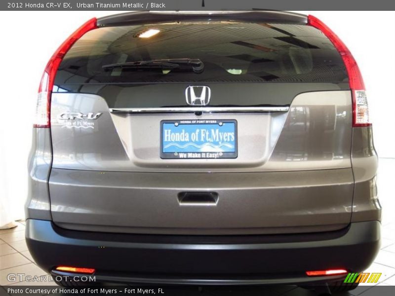 Urban Titanium Metallic / Black 2012 Honda CR-V EX