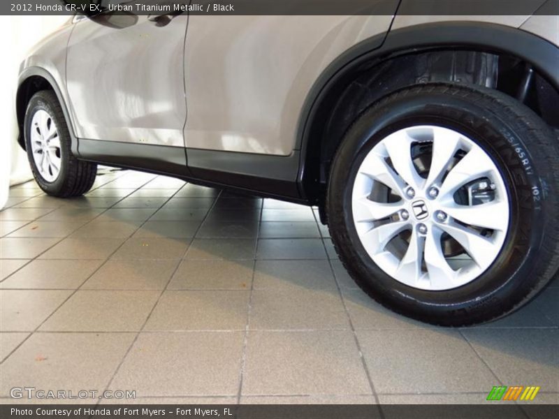Urban Titanium Metallic / Black 2012 Honda CR-V EX