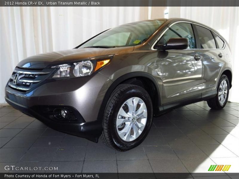 Urban Titanium Metallic / Black 2012 Honda CR-V EX