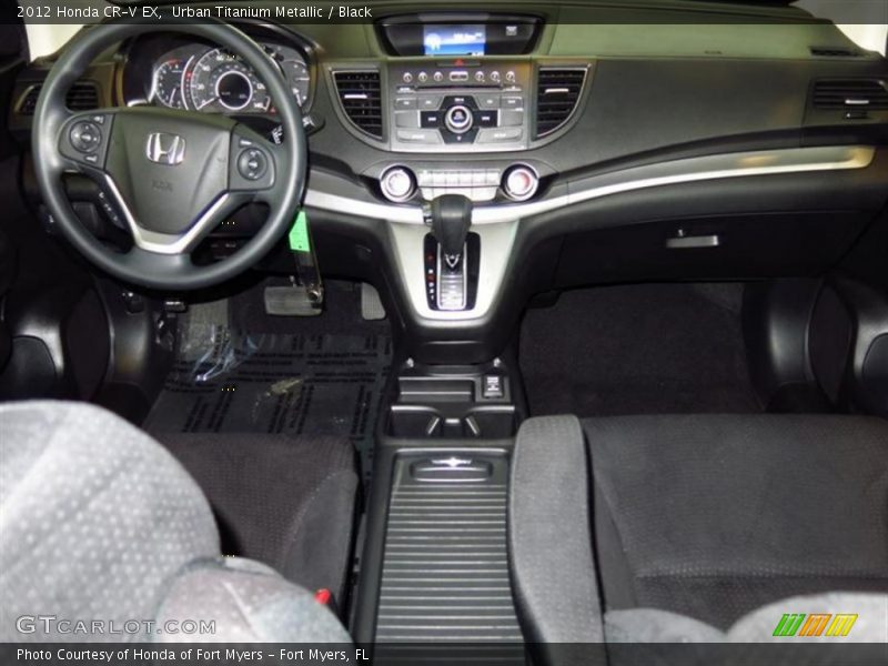 Urban Titanium Metallic / Black 2012 Honda CR-V EX