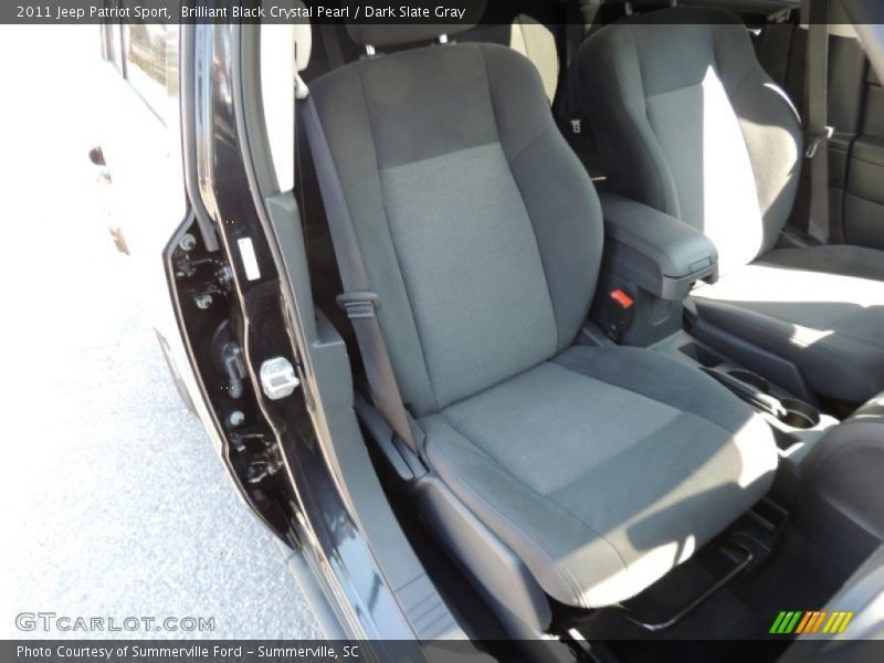 Brilliant Black Crystal Pearl / Dark Slate Gray 2011 Jeep Patriot Sport