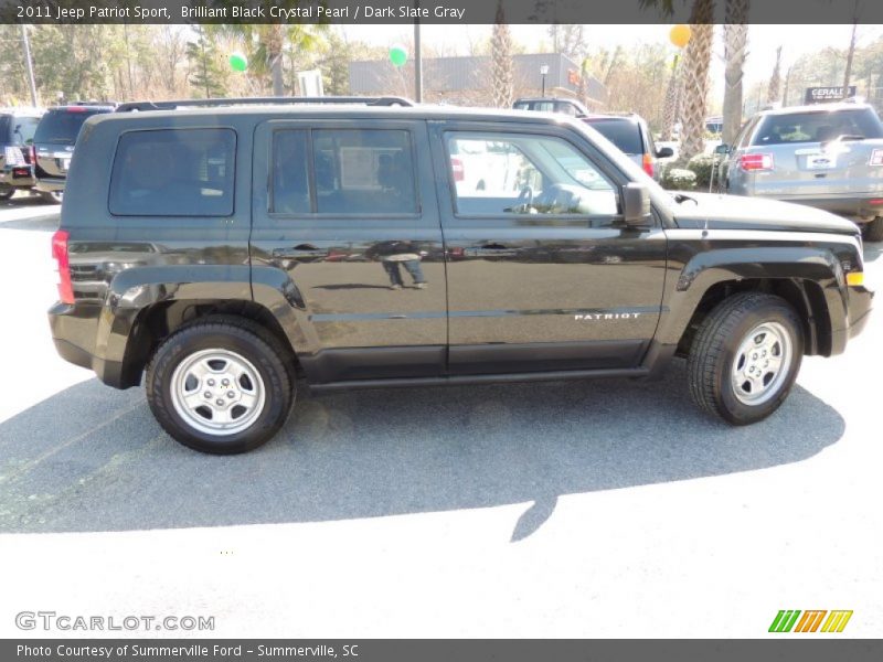 Brilliant Black Crystal Pearl / Dark Slate Gray 2011 Jeep Patriot Sport