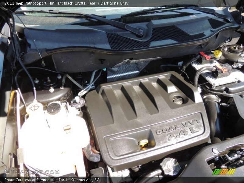 Brilliant Black Crystal Pearl / Dark Slate Gray 2011 Jeep Patriot Sport