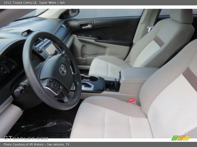 Super White / Ash 2012 Toyota Camry LE