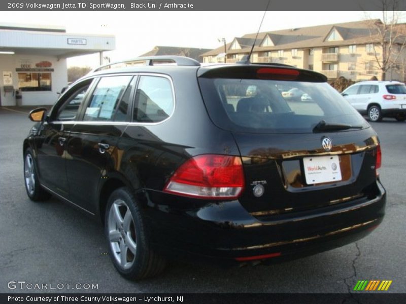 Black Uni / Anthracite 2009 Volkswagen Jetta TDI SportWagen