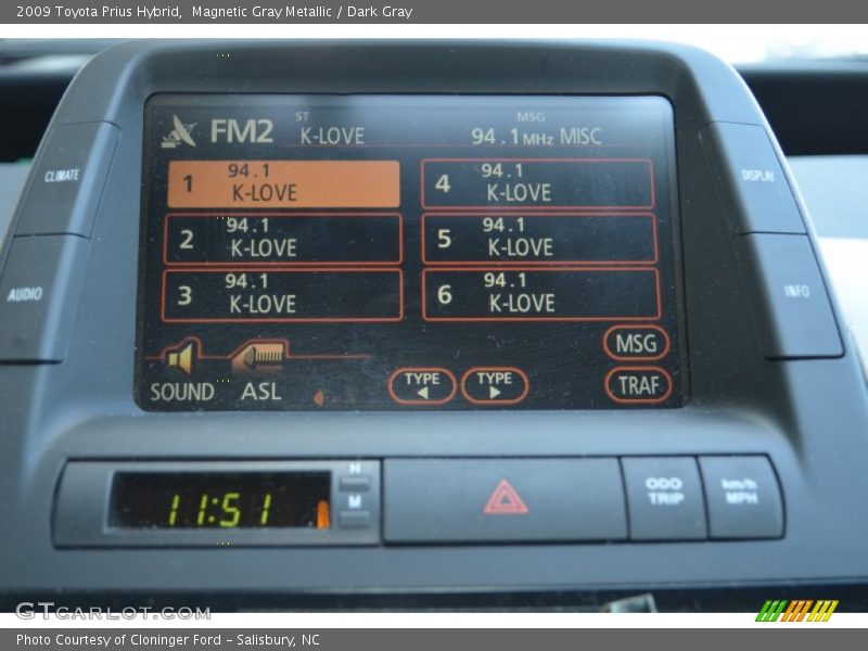 Magnetic Gray Metallic / Dark Gray 2009 Toyota Prius Hybrid