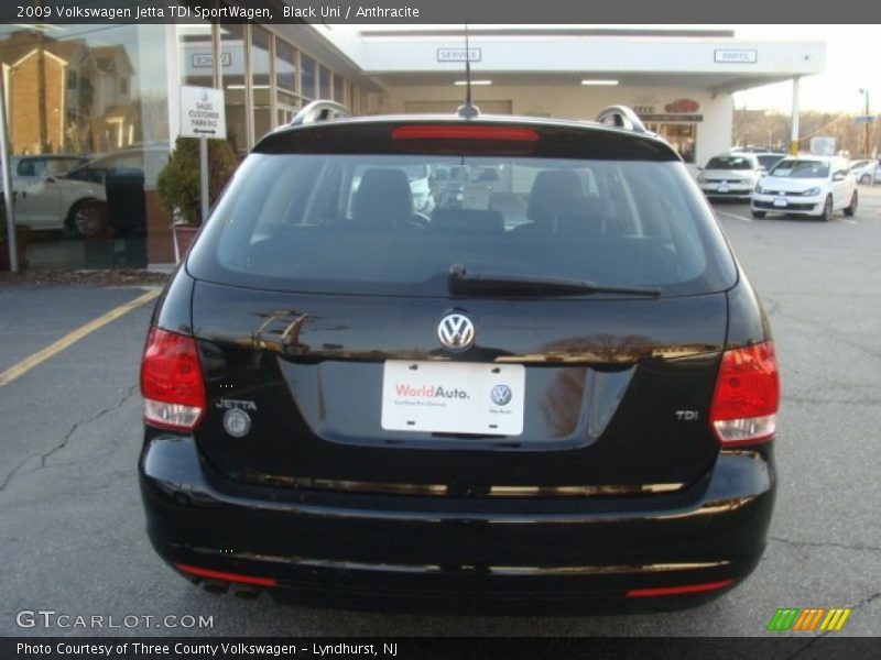 Black Uni / Anthracite 2009 Volkswagen Jetta TDI SportWagen