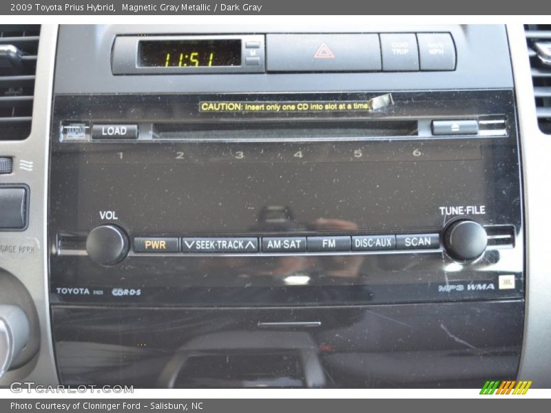 Magnetic Gray Metallic / Dark Gray 2009 Toyota Prius Hybrid