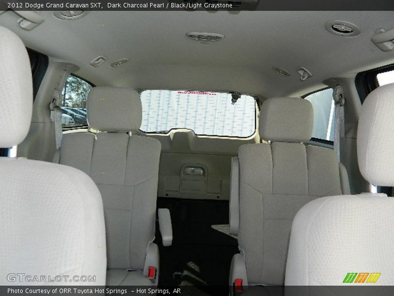 Dark Charcoal Pearl / Black/Light Graystone 2012 Dodge Grand Caravan SXT