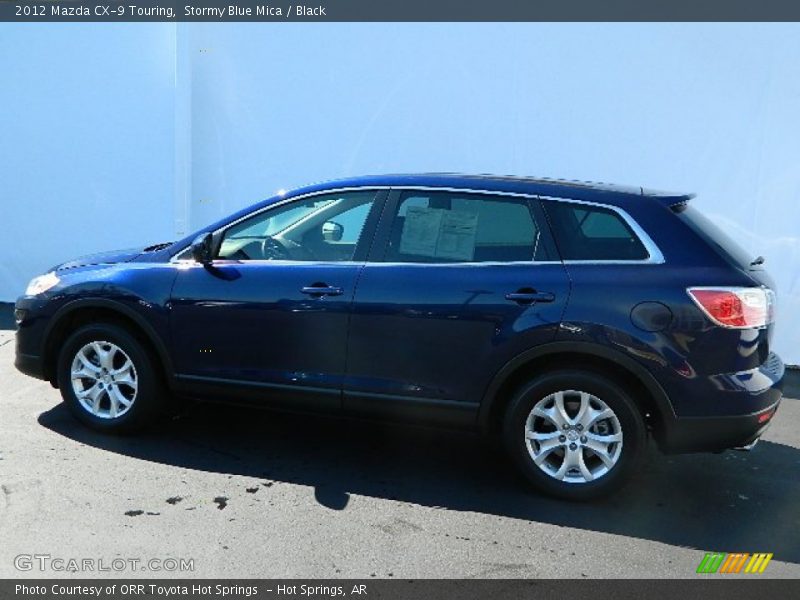 Stormy Blue Mica / Black 2012 Mazda CX-9 Touring