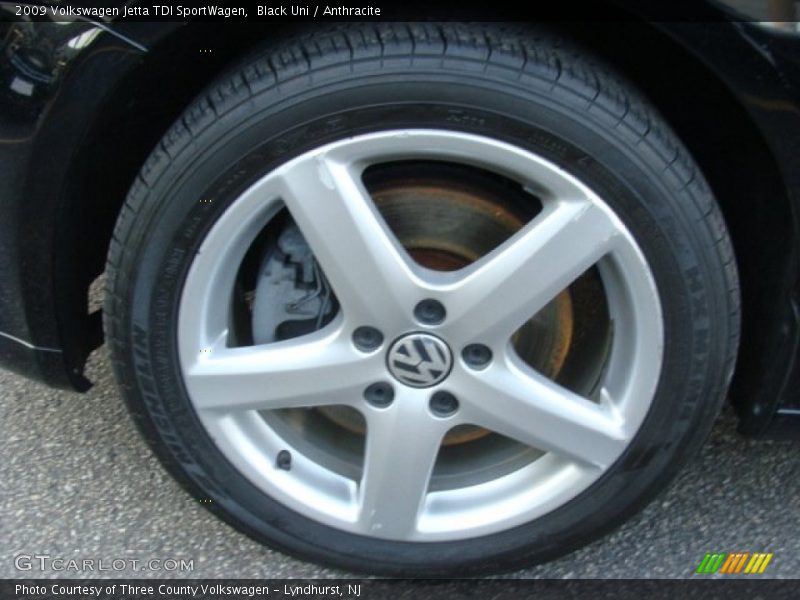 Black Uni / Anthracite 2009 Volkswagen Jetta TDI SportWagen