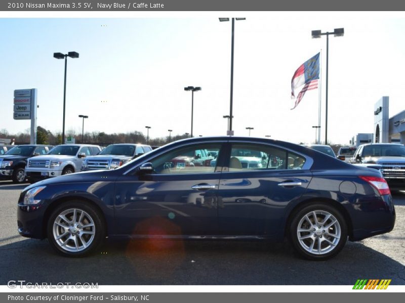Navy Blue / Caffe Latte 2010 Nissan Maxima 3.5 SV