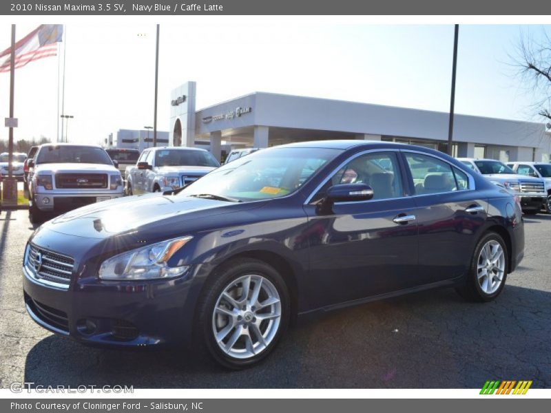 Navy Blue / Caffe Latte 2010 Nissan Maxima 3.5 SV