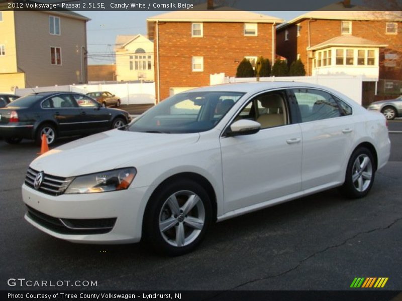Candy White / Cornsilk Beige 2012 Volkswagen Passat 2.5L SE