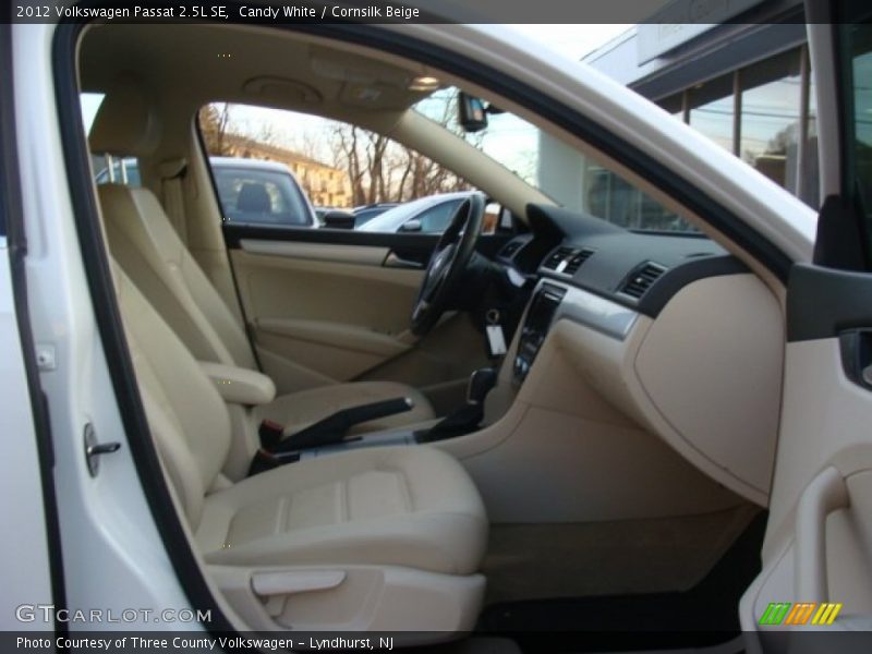 Candy White / Cornsilk Beige 2012 Volkswagen Passat 2.5L SE