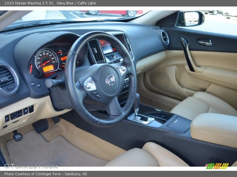 Caffe Latte Interior - 2010 Maxima 3.5 SV 