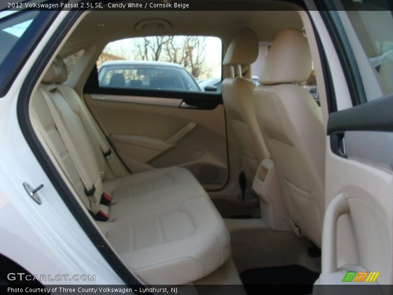 Candy White / Cornsilk Beige 2012 Volkswagen Passat 2.5L SE