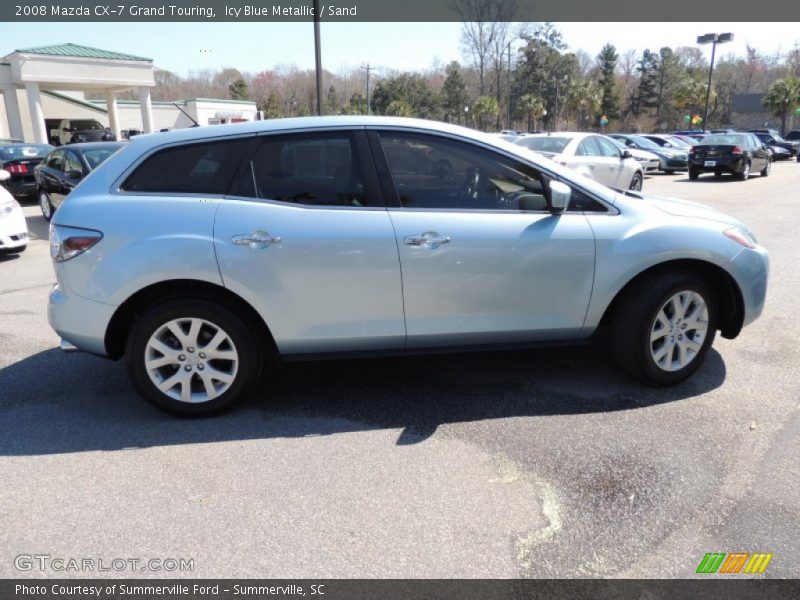 Icy Blue Metallic / Sand 2008 Mazda CX-7 Grand Touring