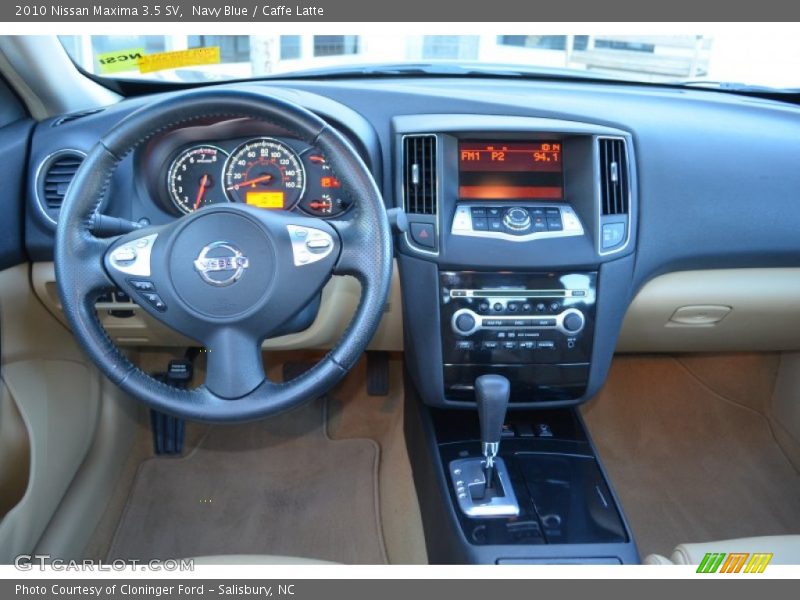 Dashboard of 2010 Maxima 3.5 SV