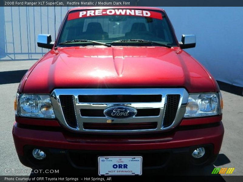 Redfire Metallic / Medium Dark Flint 2008 Ford Ranger XLT SuperCab