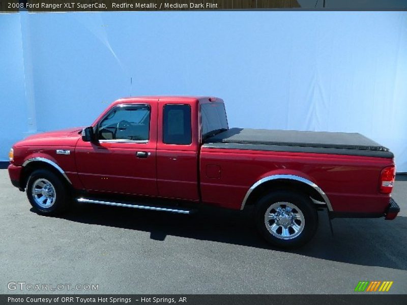 Redfire Metallic / Medium Dark Flint 2008 Ford Ranger XLT SuperCab