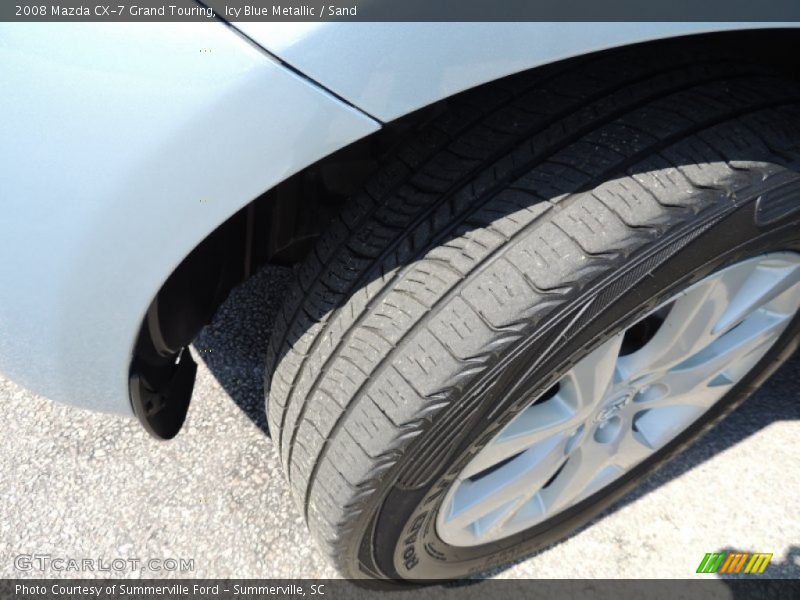 Icy Blue Metallic / Sand 2008 Mazda CX-7 Grand Touring