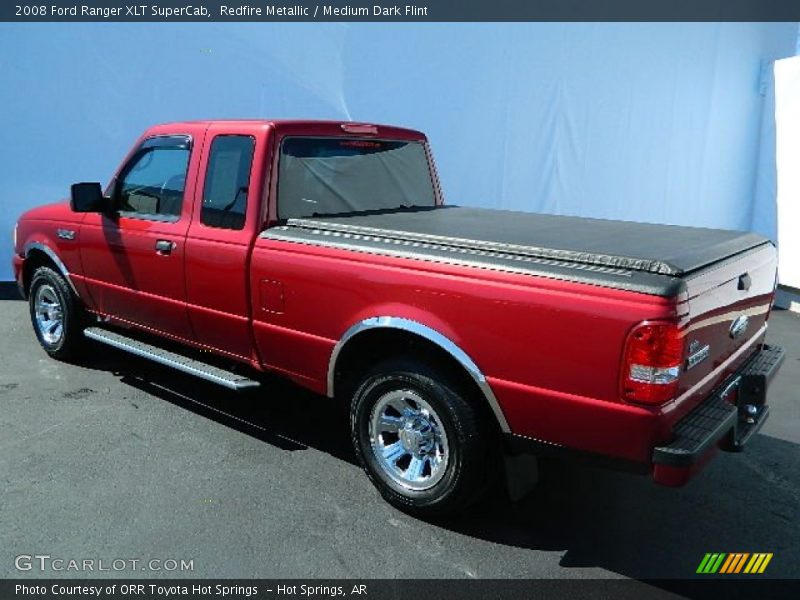 Redfire Metallic / Medium Dark Flint 2008 Ford Ranger XLT SuperCab