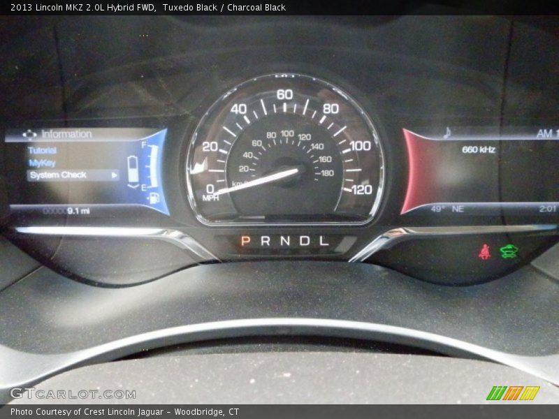  2013 MKZ 2.0L Hybrid FWD 2.0L Hybrid FWD Gauges