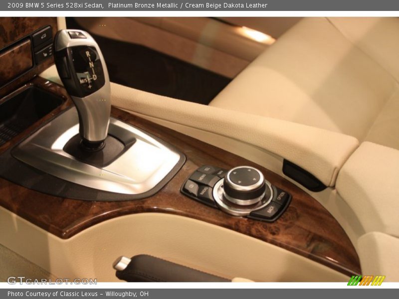 Platinum Bronze Metallic / Cream Beige Dakota Leather 2009 BMW 5 Series 528xi Sedan