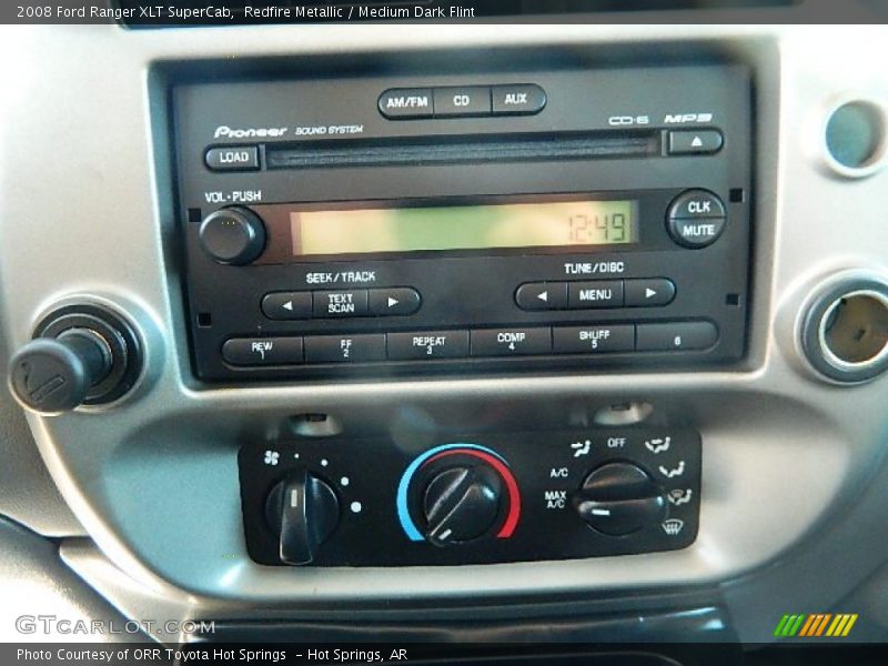 Redfire Metallic / Medium Dark Flint 2008 Ford Ranger XLT SuperCab