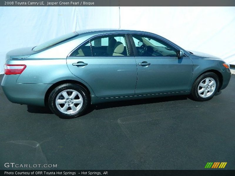 Jasper Green Pearl / Bisque 2008 Toyota Camry LE