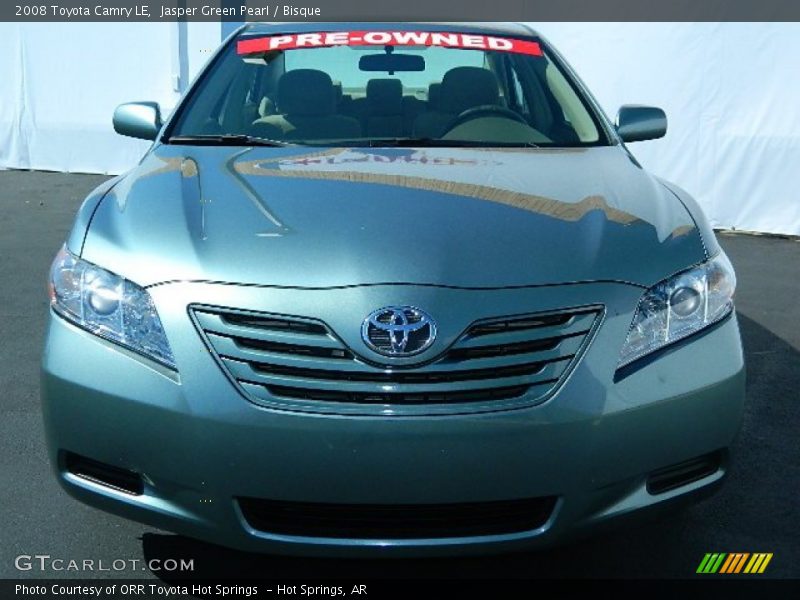 Jasper Green Pearl / Bisque 2008 Toyota Camry LE