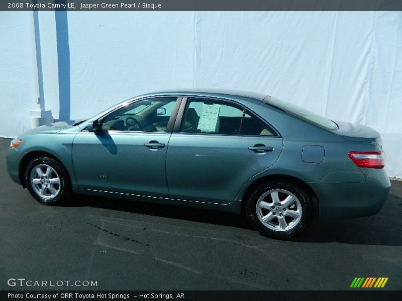 Jasper Green Pearl / Bisque 2008 Toyota Camry LE