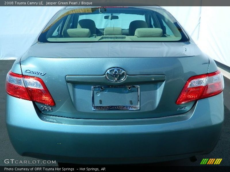 Jasper Green Pearl / Bisque 2008 Toyota Camry LE