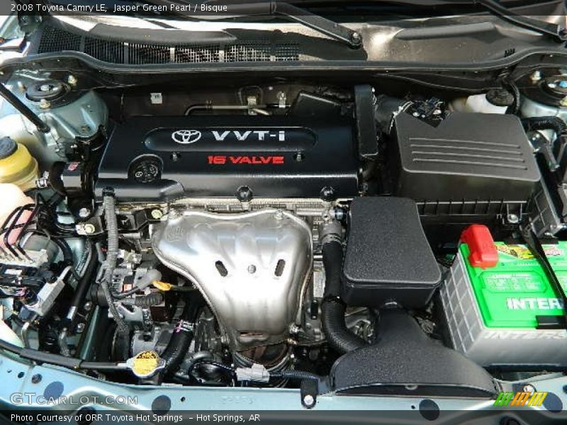 Jasper Green Pearl / Bisque 2008 Toyota Camry LE