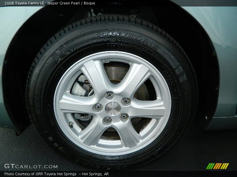 Jasper Green Pearl / Bisque 2008 Toyota Camry LE