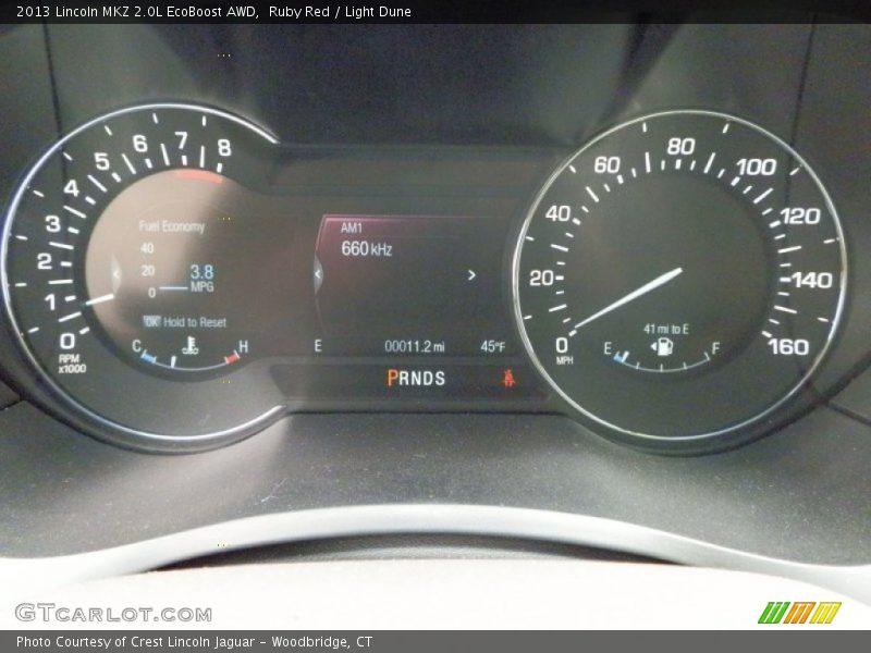  2013 MKZ 2.0L EcoBoost AWD 2.0L EcoBoost AWD Gauges