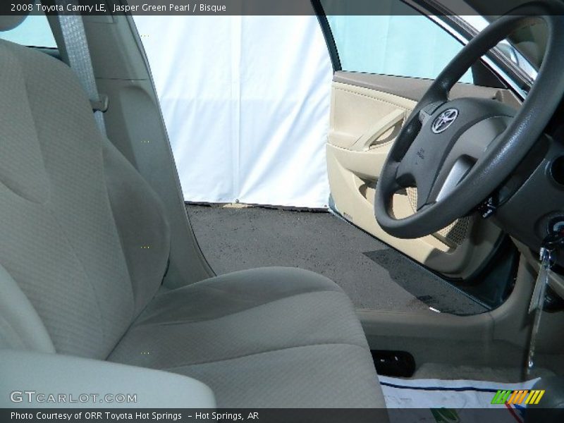 Jasper Green Pearl / Bisque 2008 Toyota Camry LE