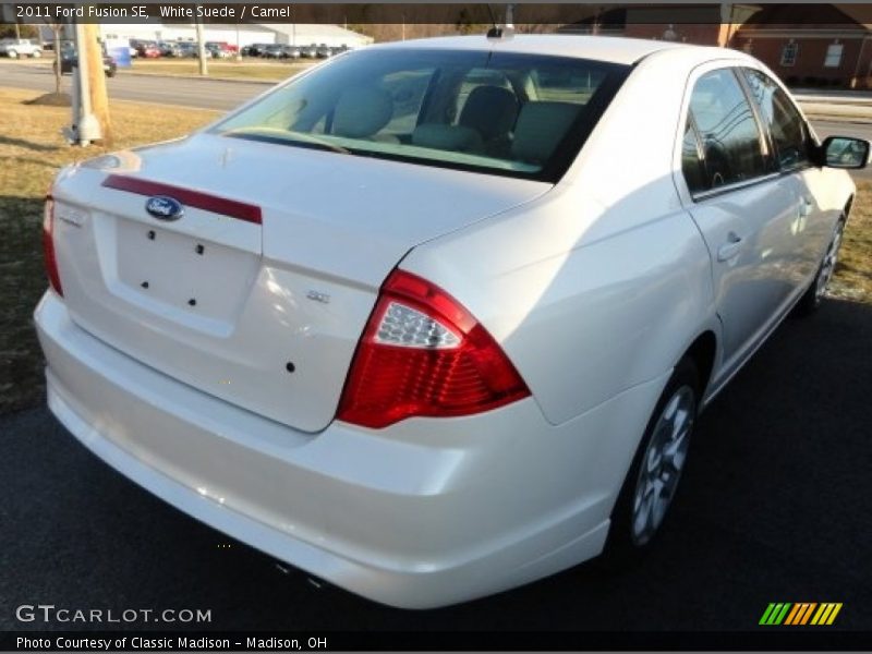 White Suede / Camel 2011 Ford Fusion SE